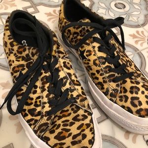 Rare Leopard Converse (W 9)